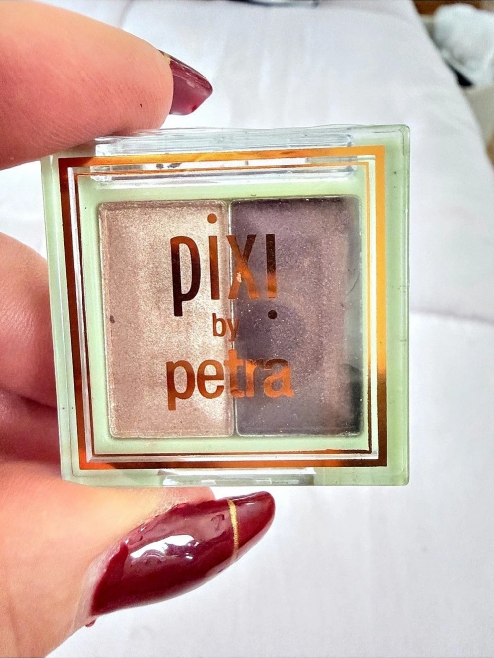 Pixi by Petra Eyeshadow Duo in Brown & Gray NWT